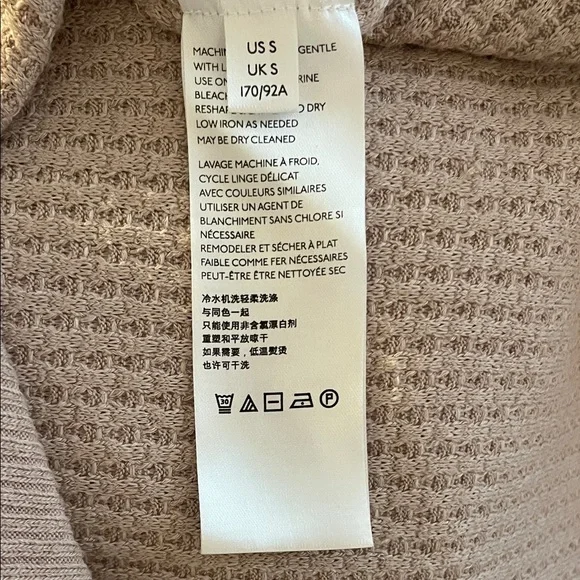 We The Free North Shore Mauve Waffle Knit Sweatshirt - Picture 5 of 5